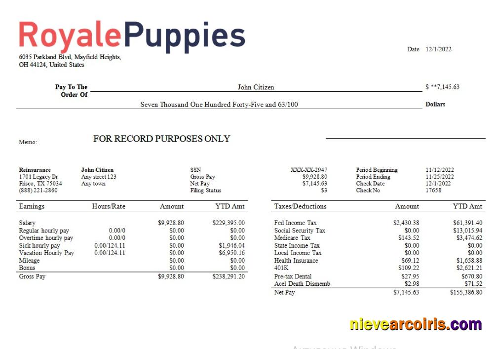 veterinary medicine company earning statement